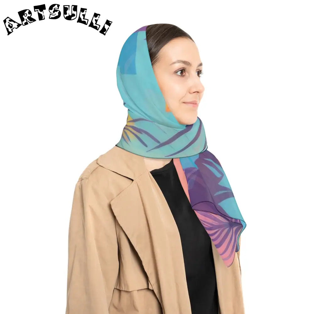 JAKKOUTTHEBXX Sunset Paradise Poly Scarf JAKKOUTTHEBXX Artsulli