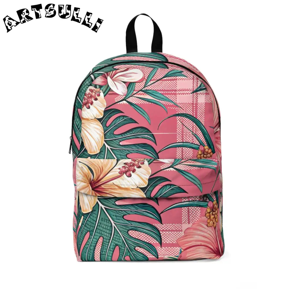 JAKKOUTTHEBXX Plaid x Floral Burgundy and Green Unisex Classic