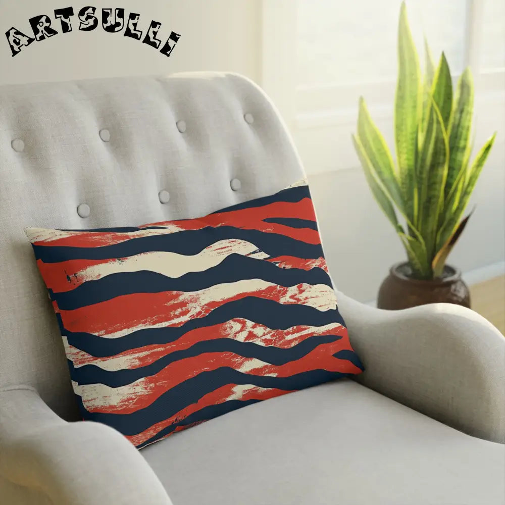 JAKKOUTTHEBXX Capricious Tiger Wave Cushion JAKKOUTTHEBXX Artsulli
