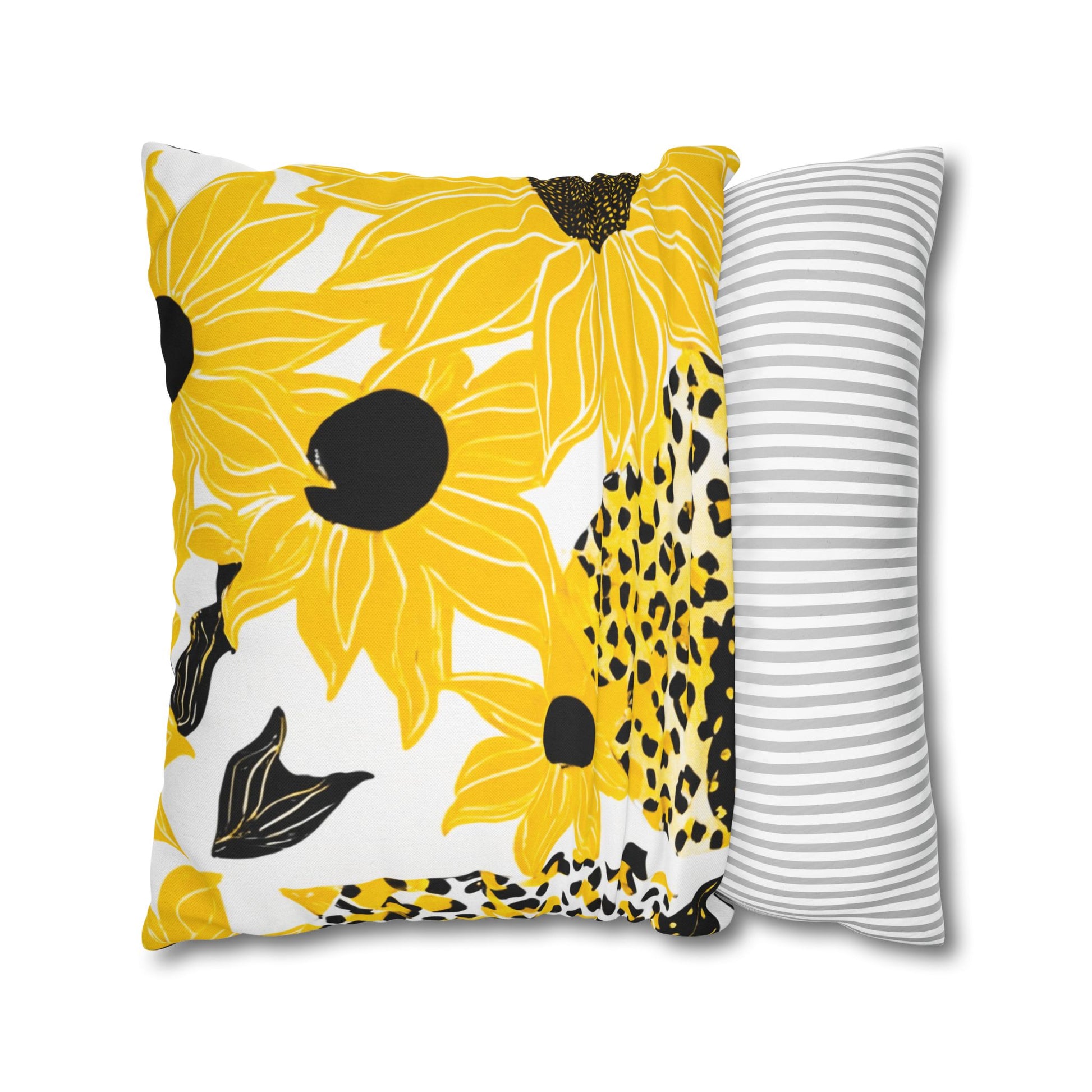 Spun Polyester Square Pillowcase, Artsulli - Art is Long, Life is Short, Home Decor, , , , , , , 