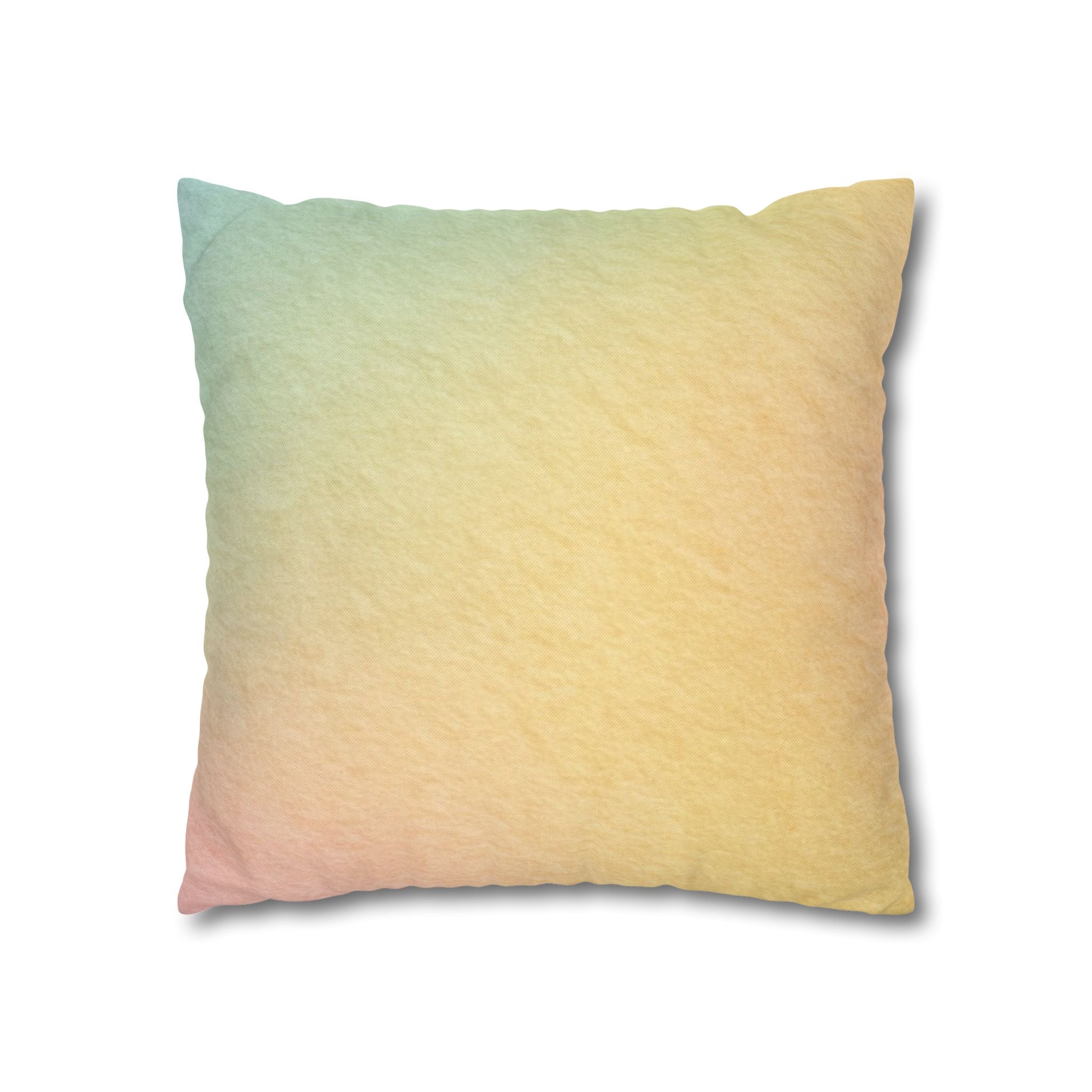 Spun Polyester Square Pillowcase