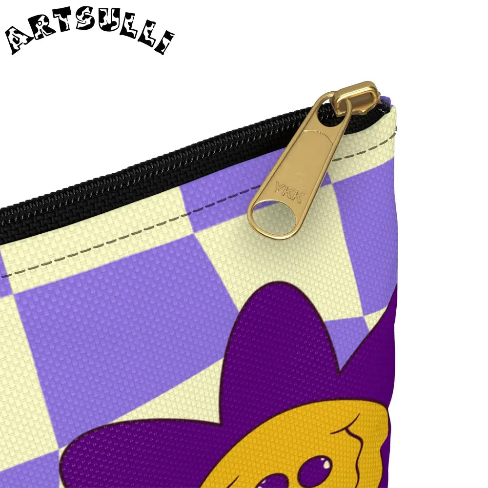 JAKKOUTTHEBXX Trippy Flower Power Motifs Accessory Pouch