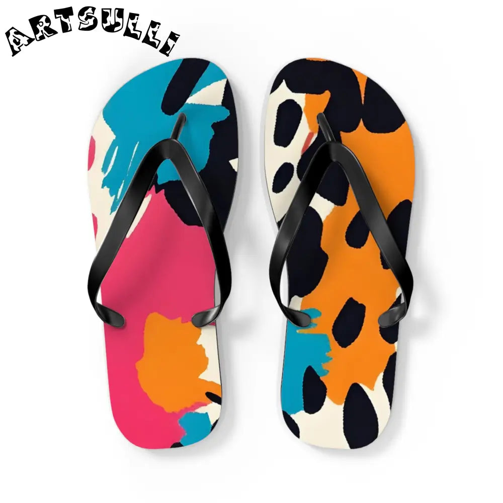 JAKKOUTTHEBXX Wild Brush Strokes x Animal Print Multi-Color Flip