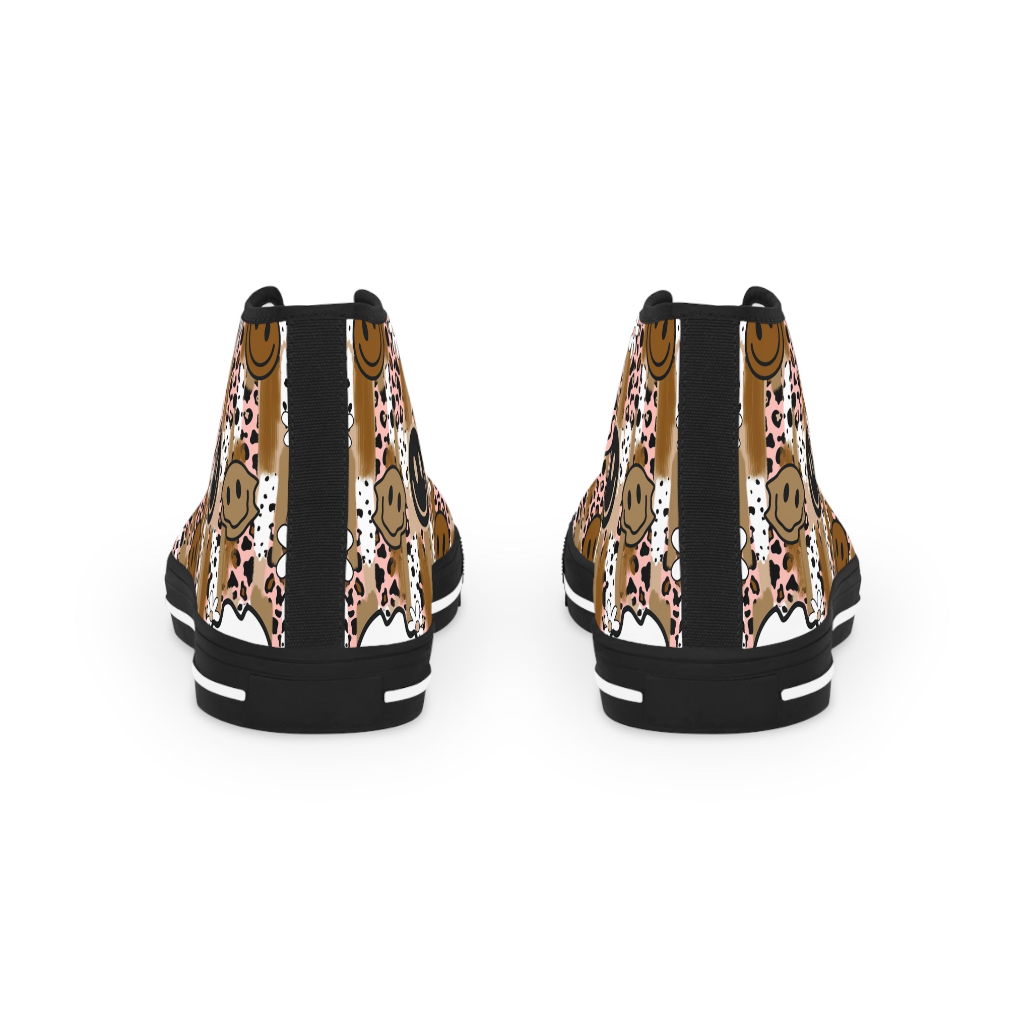 Sutfin Ghosts Pop Art II Men's High Top Sneakers, Artsulli - Art is Long, Life is Short, Shoes, , , , , , , 