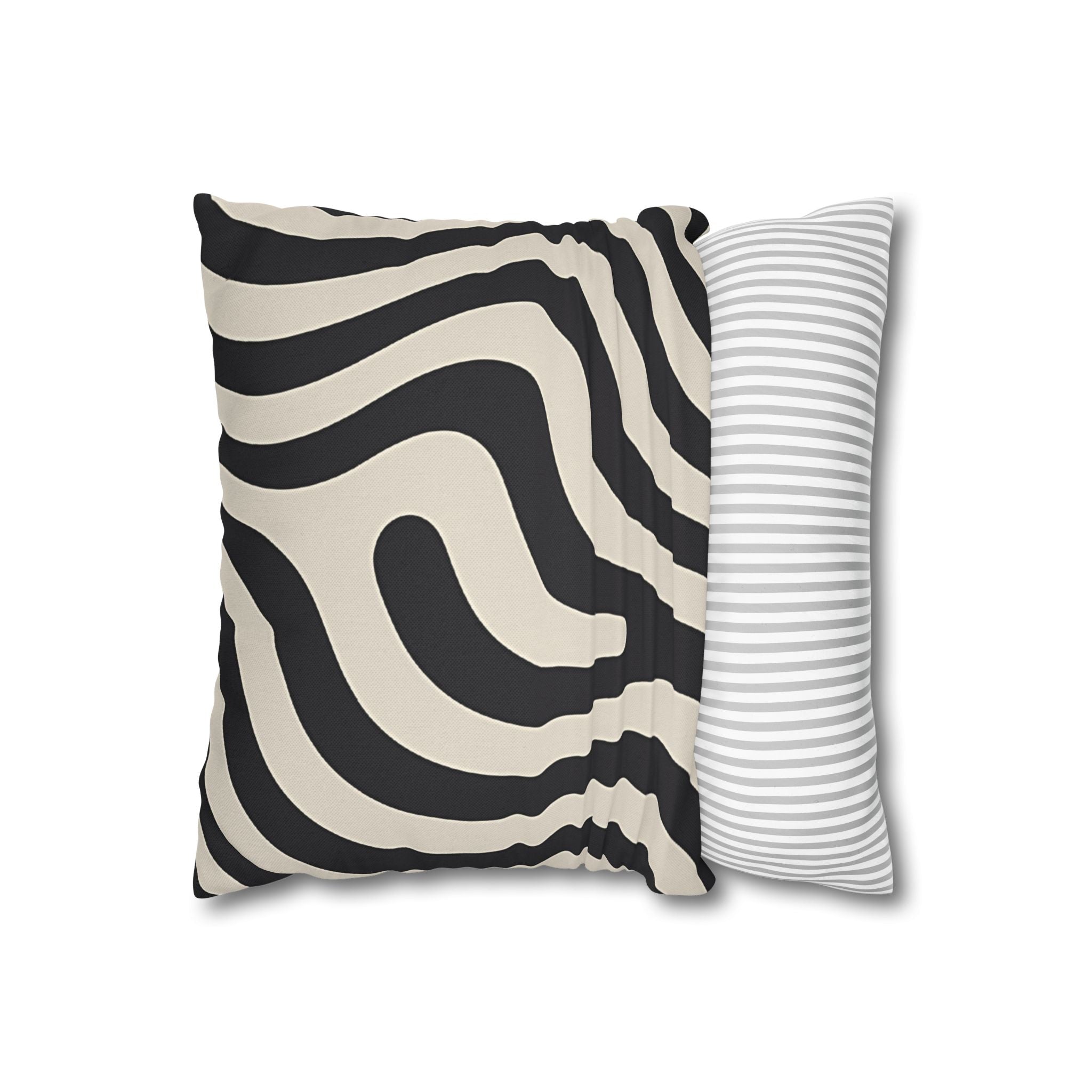 Spun Polyester Square Pillowcase