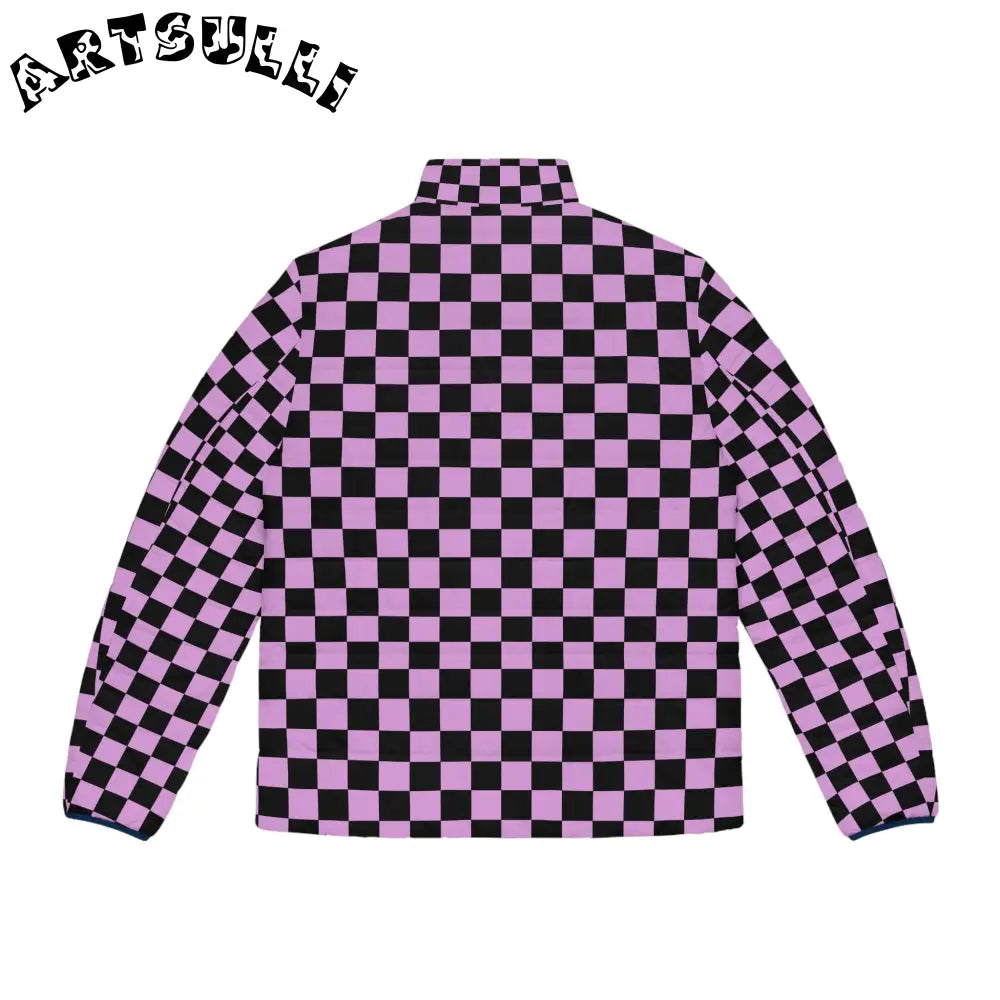 JAKKOUTTHEBXX Pixel Punk Vision Men’s Puffer Jacket (AOP)