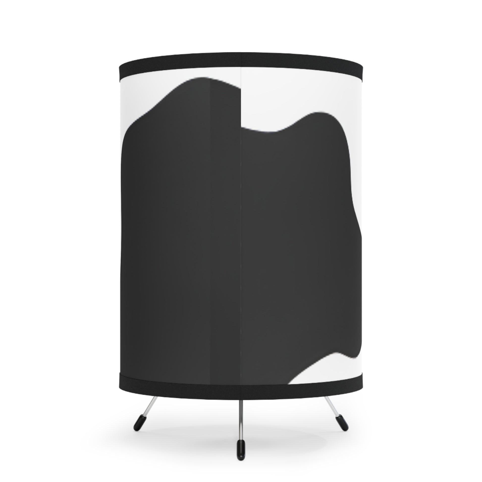 Cow Print Focus Tripod Lamp with High-Res Printed Shade, US\CA plug, Artsulli - Art is Long, Life is Short, Home Decor, , , , , , , 