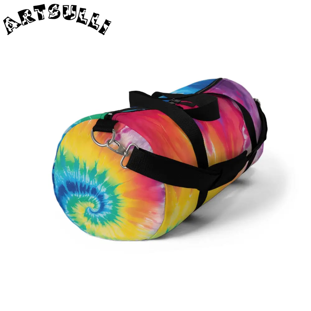 JAKKOUTTHEBXX Colorful Tie-Dye Duffel Bag 2025