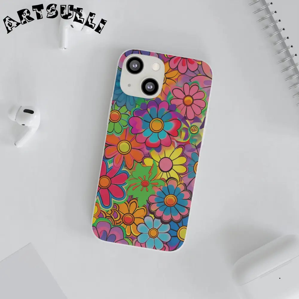 JAKKOUTTHEBXX Chromatic Daisy Dream Flexi Cases JAKKOUTTHEBXX