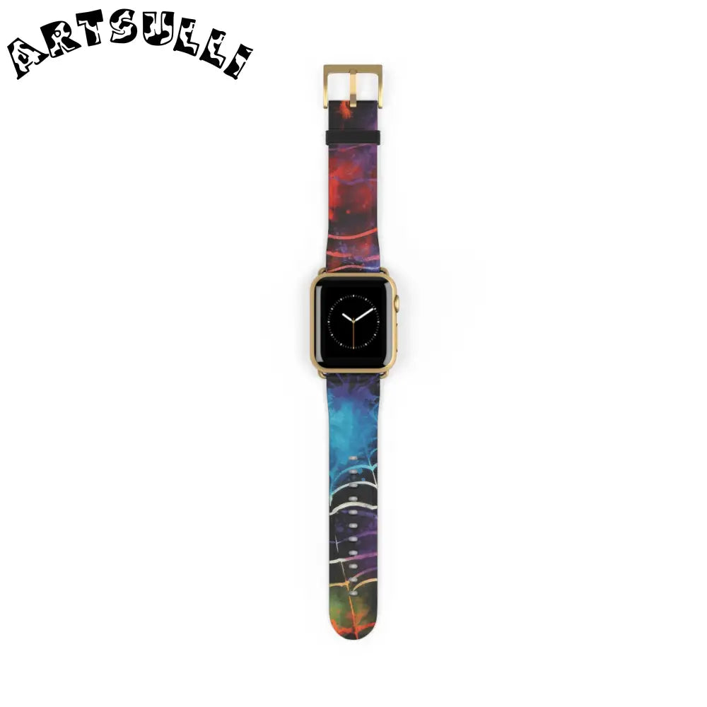JAKKOUTTHEBXX Spider Web Faux Leather Watch Band 2025