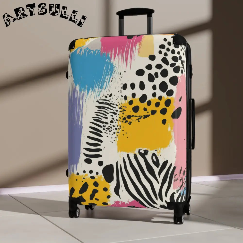 JAKKOUTTHEBXX Rae Zebra Rhapsody II Suitcase JAKKOUTTHEBXX Artsulli