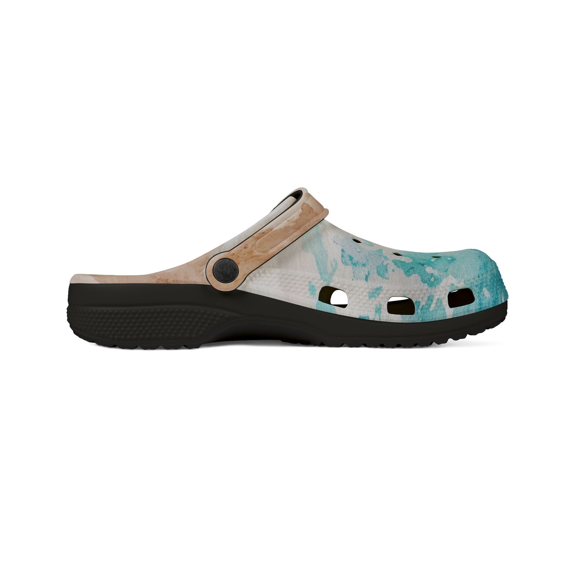 Seashore II EVA Foam Rubber Shoes (AOP), Artsulli - Art is Long, Life is Short, Shoes, , , , , , , 