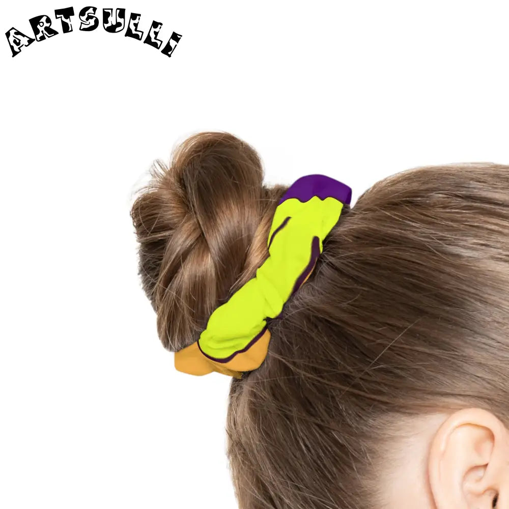 JAKKOUTTHEBXX Trippy Sour Face Rave Scrunchie JAKKOUTTHEBXX Artsulli