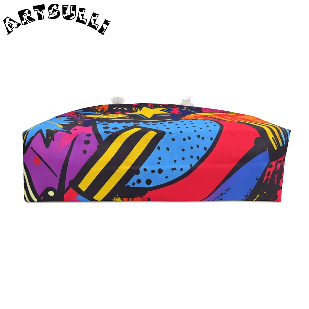 JAKKOUTTHEBXX Retro Riot 80s Graffiti Stars Weekender Bag