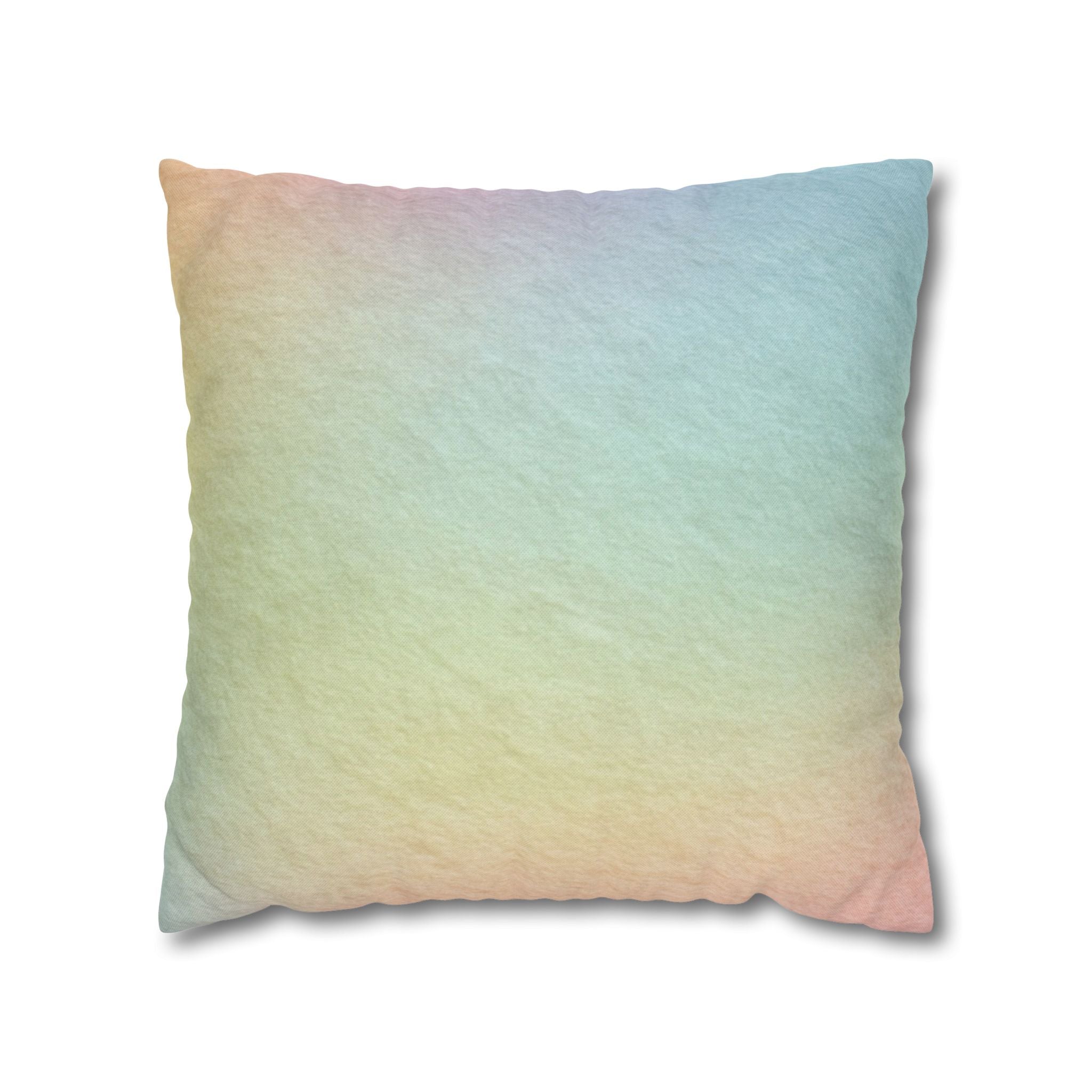 Spun Polyester Square Pillowcase