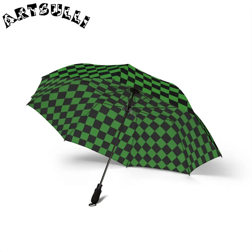JAKKOUTTHEBXX Checkerboard II Green and Black Semi-Automatic