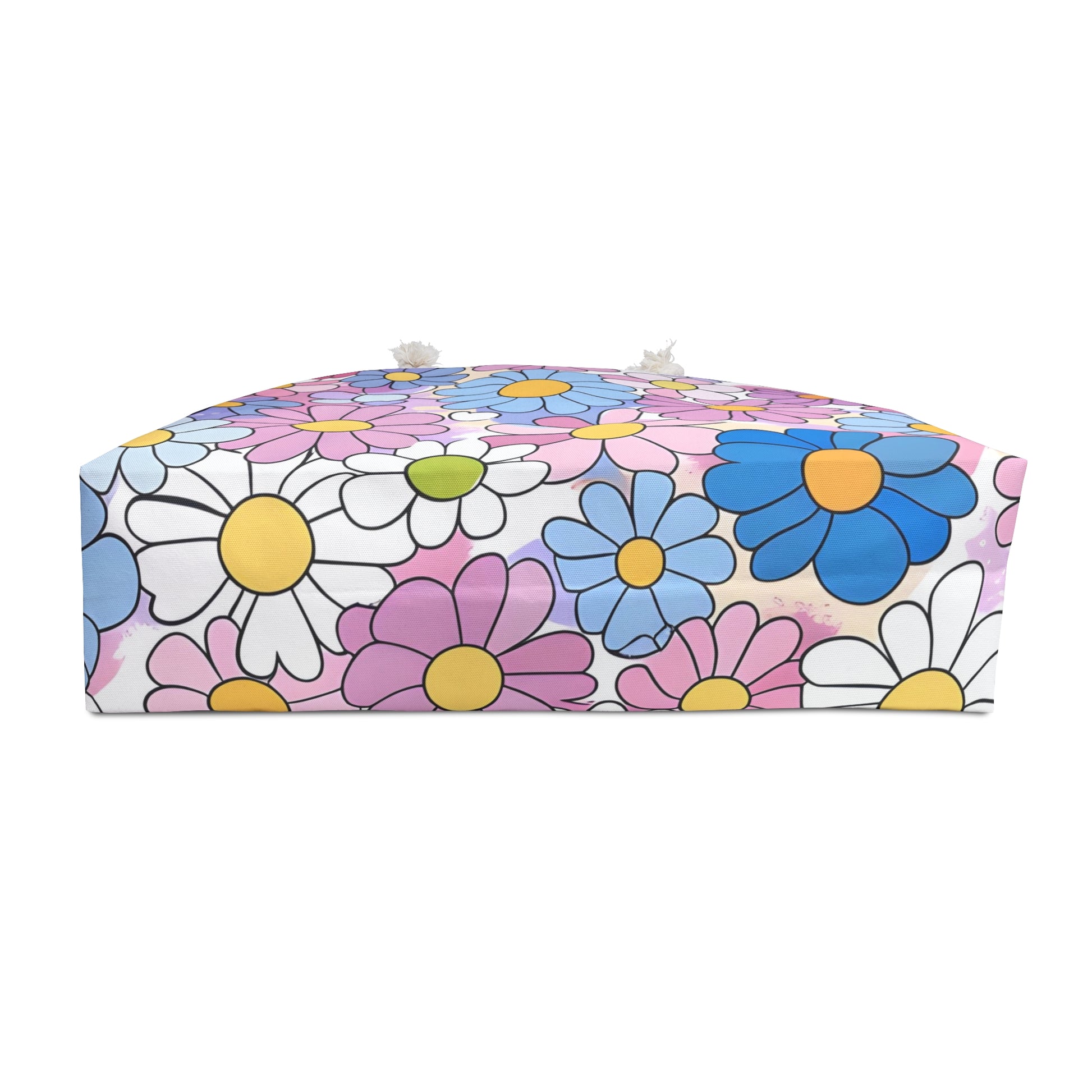 Flower Hour II Purple and Blue Weekender Bag, Artsulli - Art is Long, Life is Short, Bags, , , , , , , 