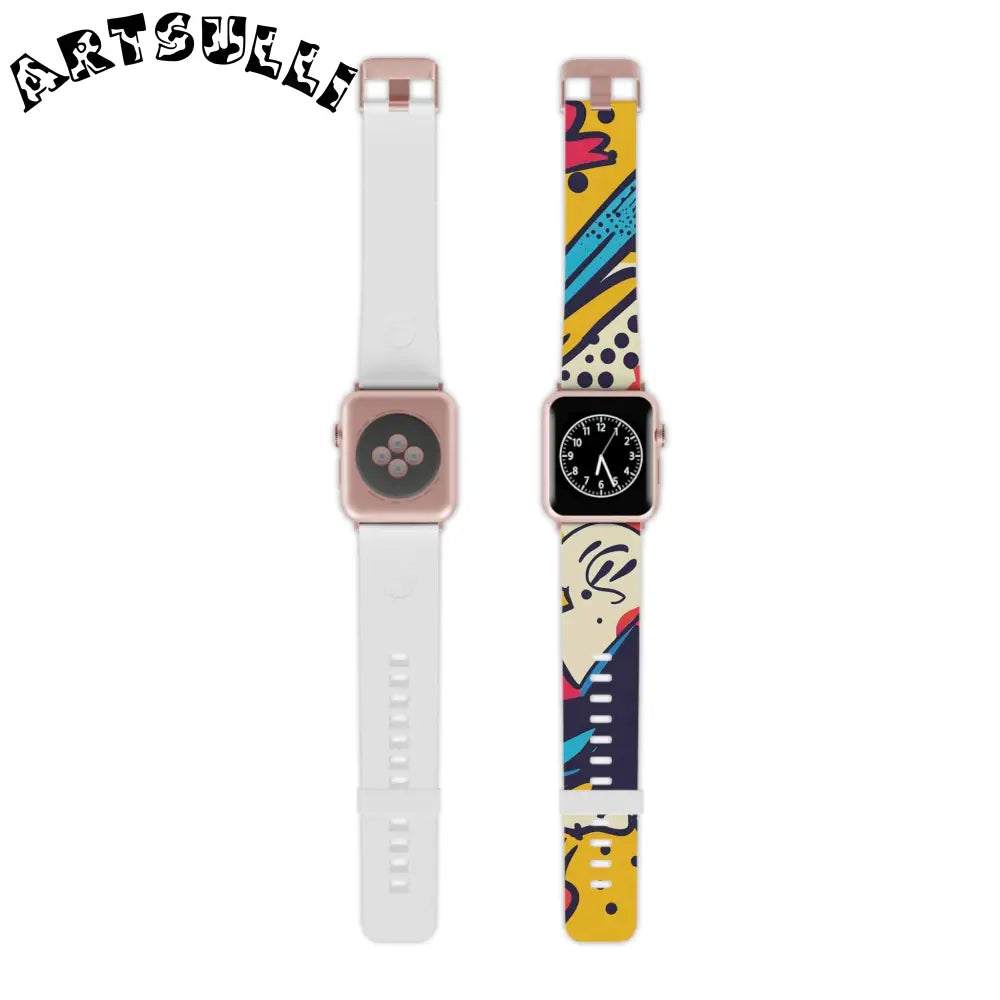 JAKKOUTTHEBXX Comic x Pop Art II Watch Band for Apple Watch