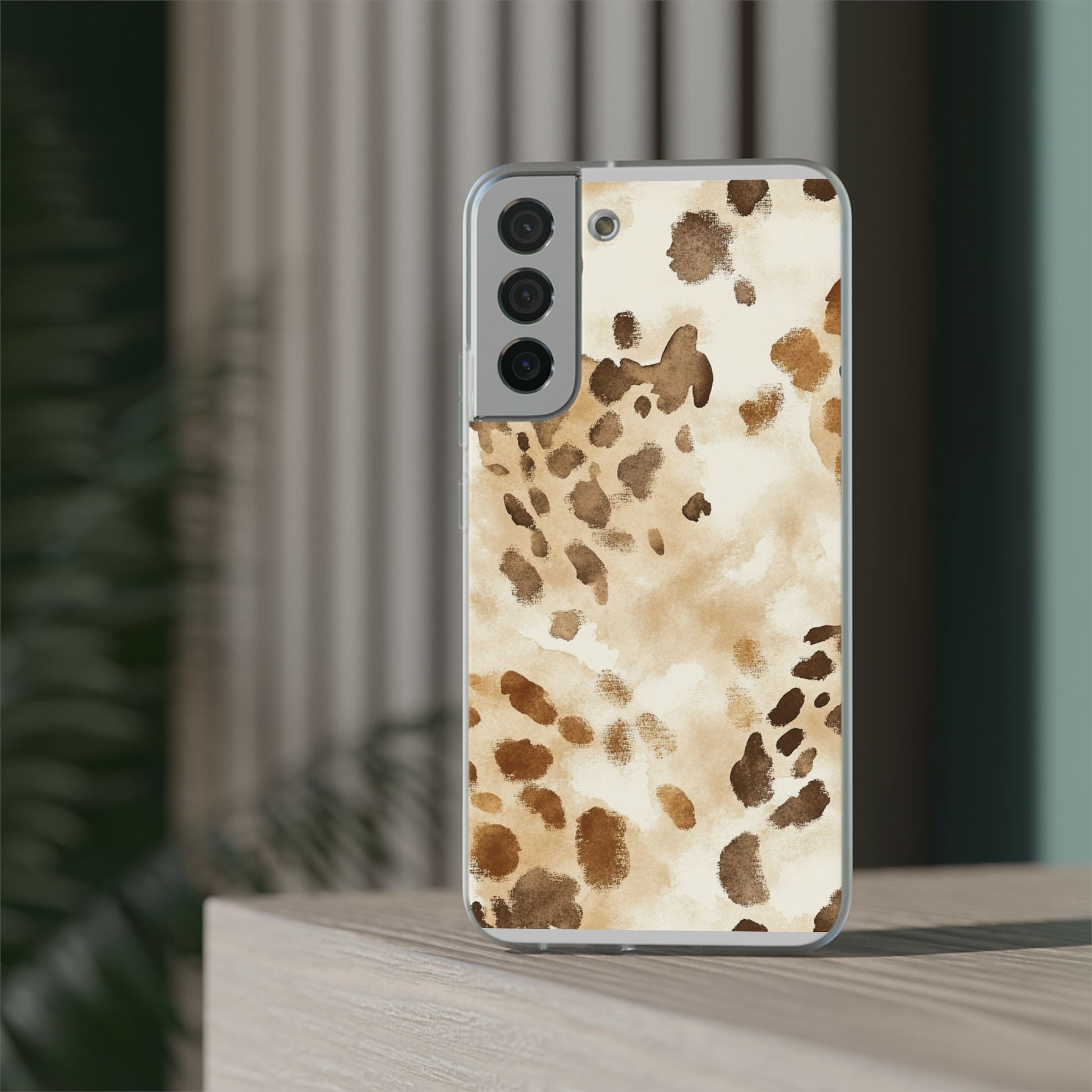 Brown and Beige Watercolor Dalmatian Phone Case, Artsulli - Art is Long, Life is Short, Phone Case, , , , , , , 