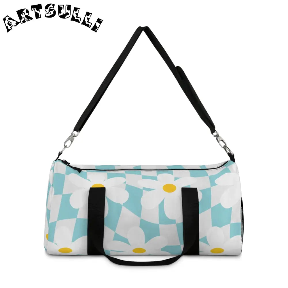 JAKKOUTTHEBXX Trippy Check Garden II Duffel Bag JAKKOUTTHEBXX