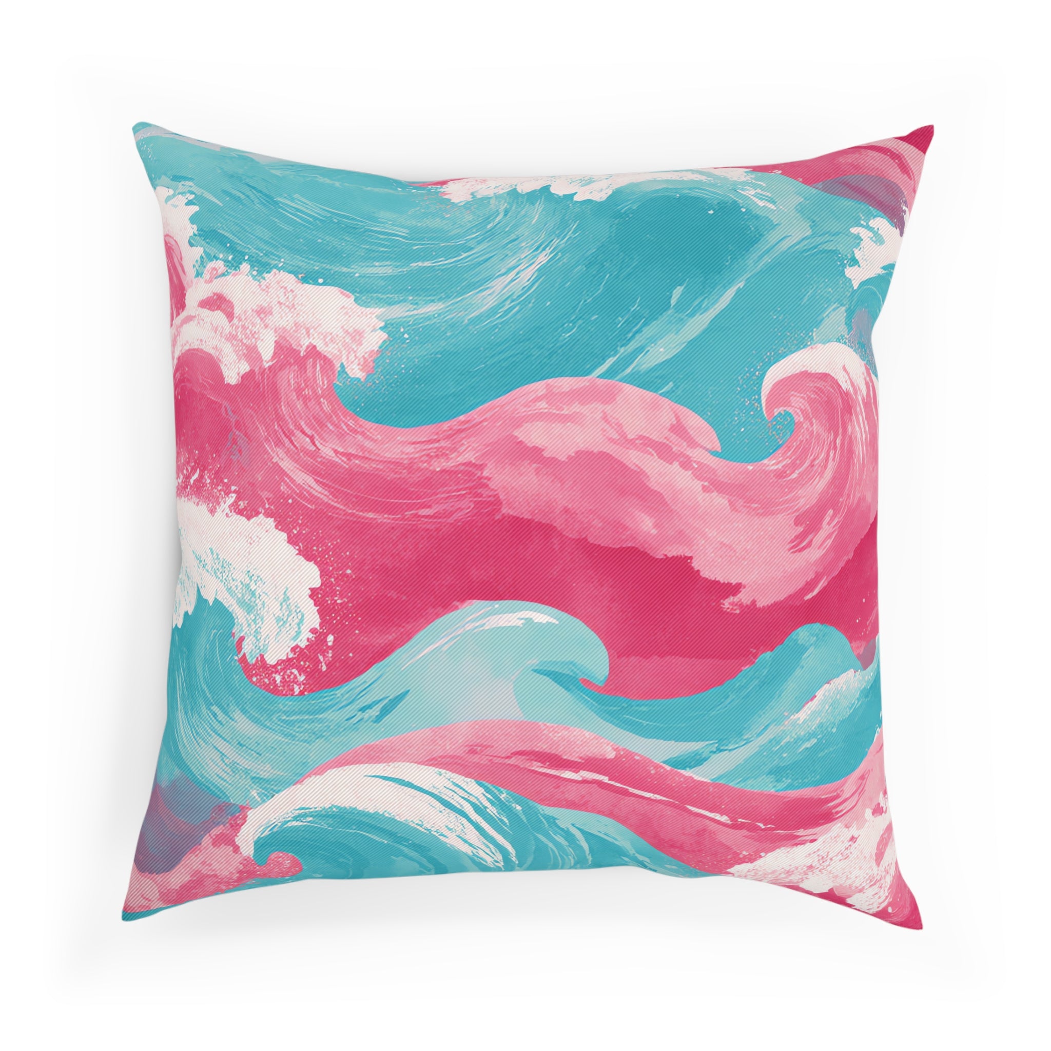 The Great Pastelwave Pink and Blue Cushion, Artsulli - Art is Long, Life is Short, Home Decor, , , , , , , 