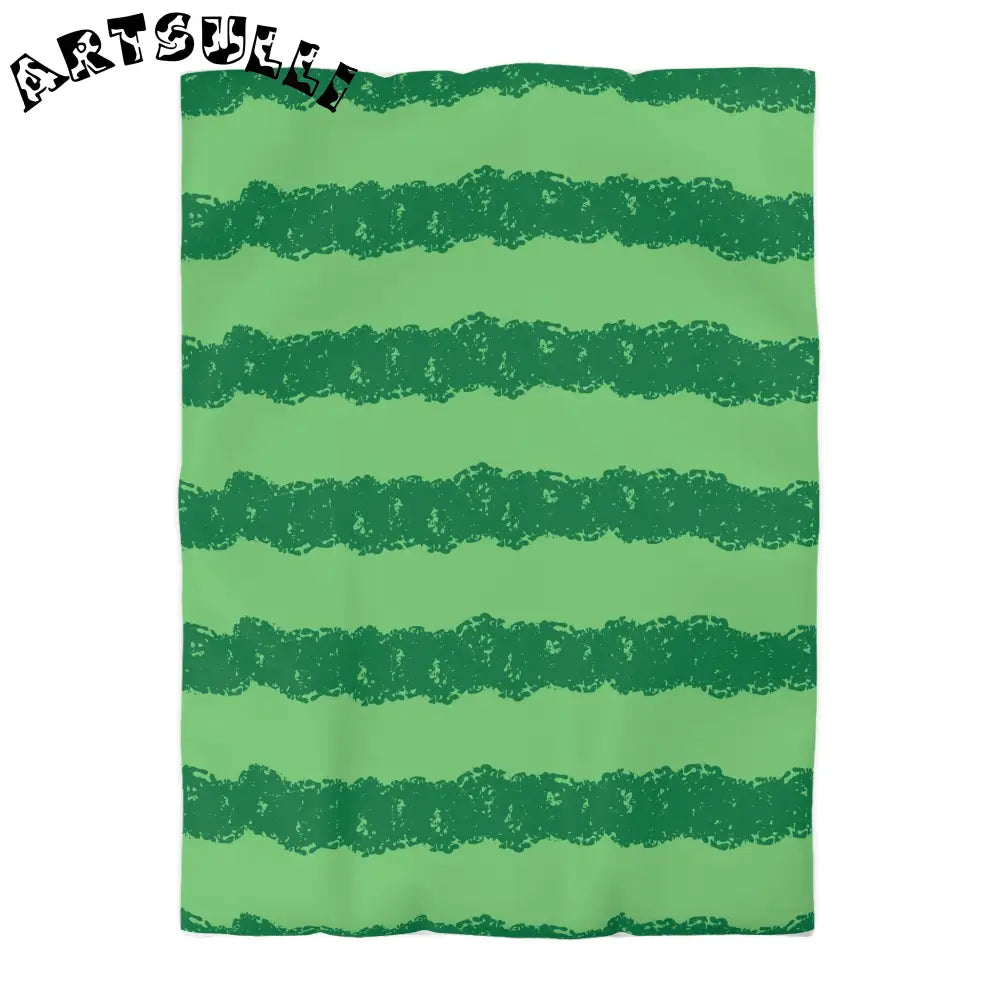 JAKKOUTTHEBXX Watermelon Green Microfiber Duvet Cover JAKKOUTTHEBXX