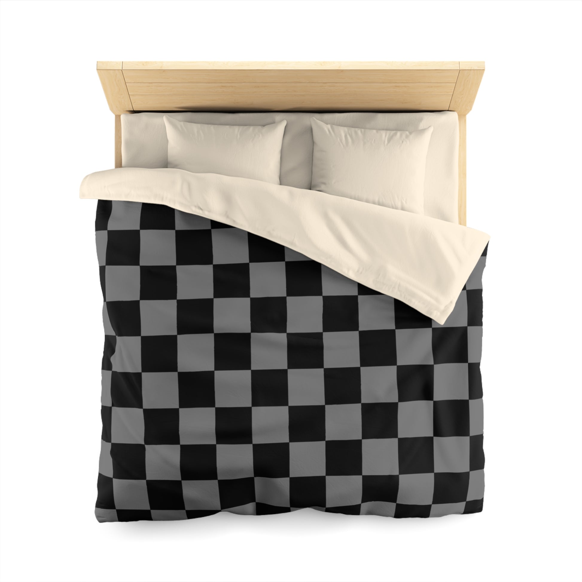 8K Void Surfer Microfiber Duvet Cover, Artsulli - Art is Long, Life is Short, Home Decor, , , , , , , 