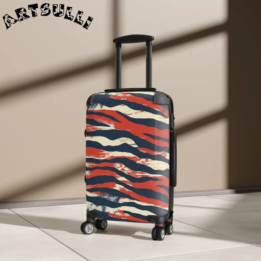 JAKKOUTTHEBXX Capricious Tiger Wave Suitcase JAKKOUTTHEBXX Artsulli