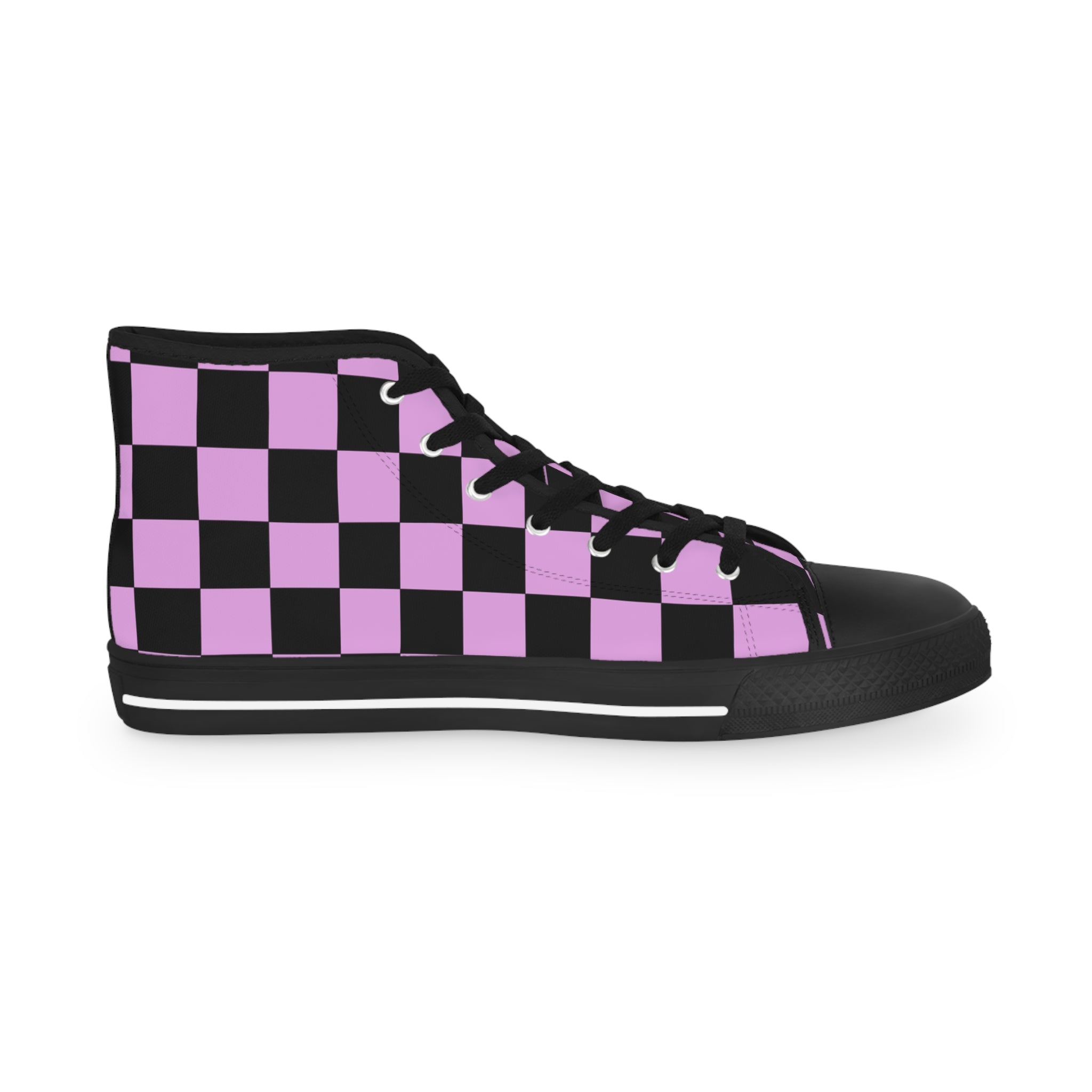 Pixel Punk Vision Men's High Top Sneakers, Artsulli - Art is Long, Life is Short, Shoes, , , , , , , 