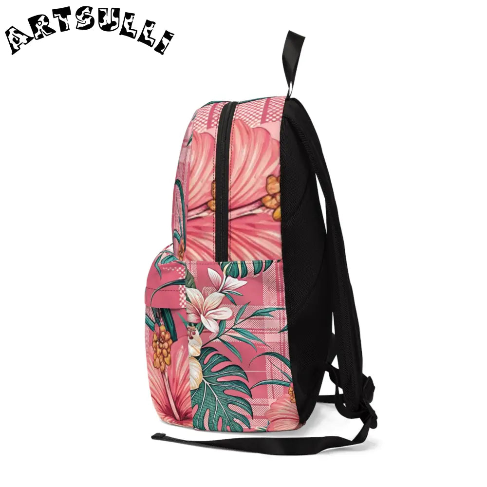 JAKKOUTTHEBXX Plaid x Floral Burgundy and Green Unisex Classic