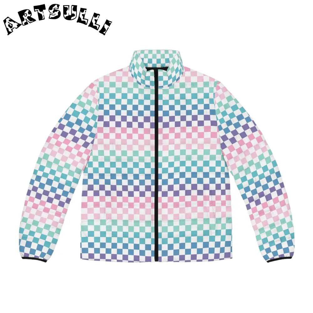 JAKKOUTTHEBXX Vaporwave Rainbow Checkerboard Multi-Color Men’s