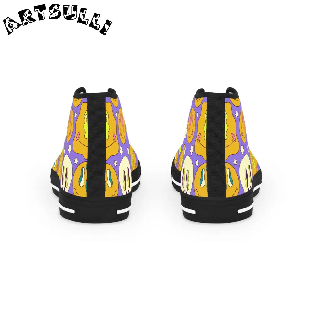 JAKKOUTTHEBXX Trippy Crystallic Smiley Dayglo Men’s High Top