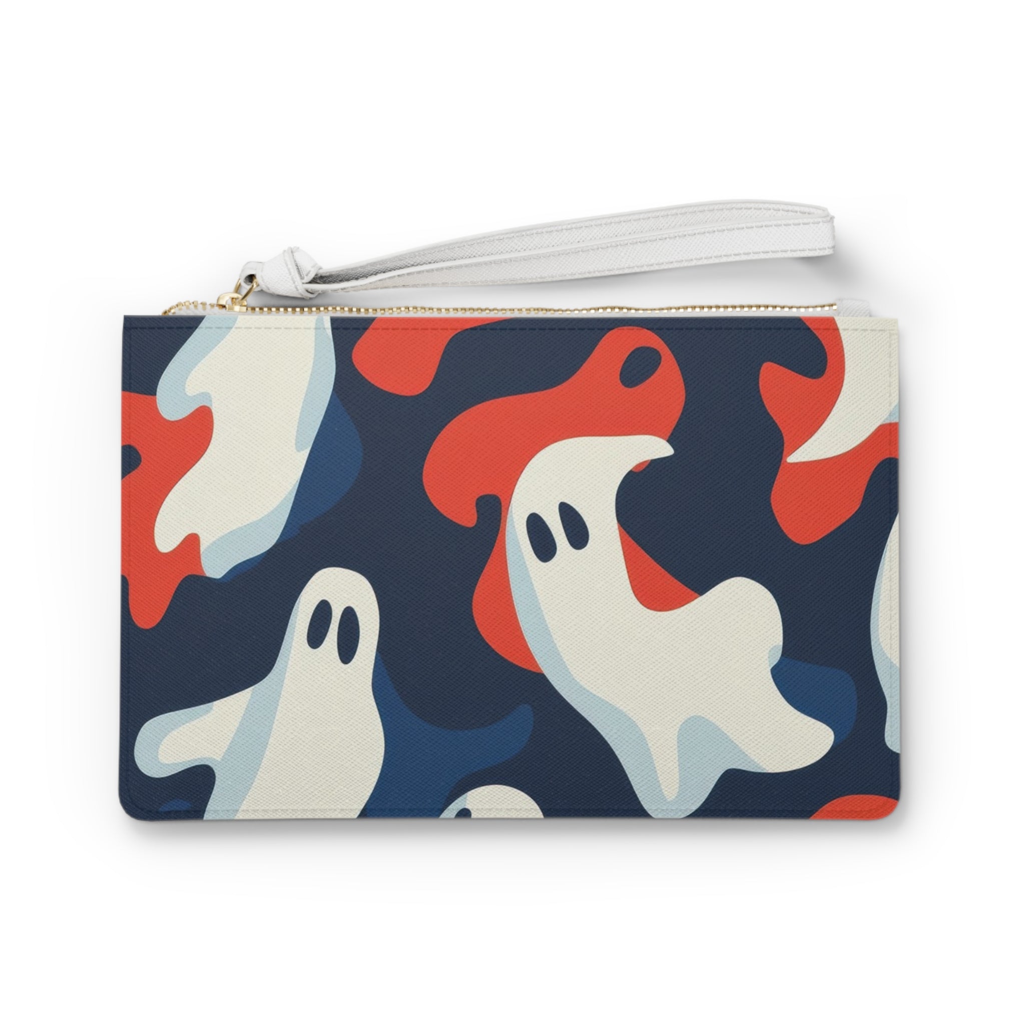 Camo Ghosts Clutch Bag, Artsulli - Art is Long, Life is Short, Bags, Size, One size, , , , , 13727648138389