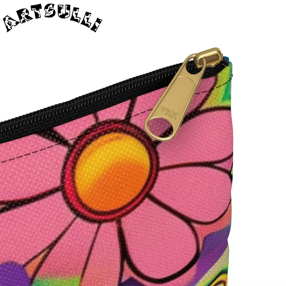 JAKKOUTTHEBXX Chromatic Daisy Dream Accessory Pouch JAKKOUTTHEBXX