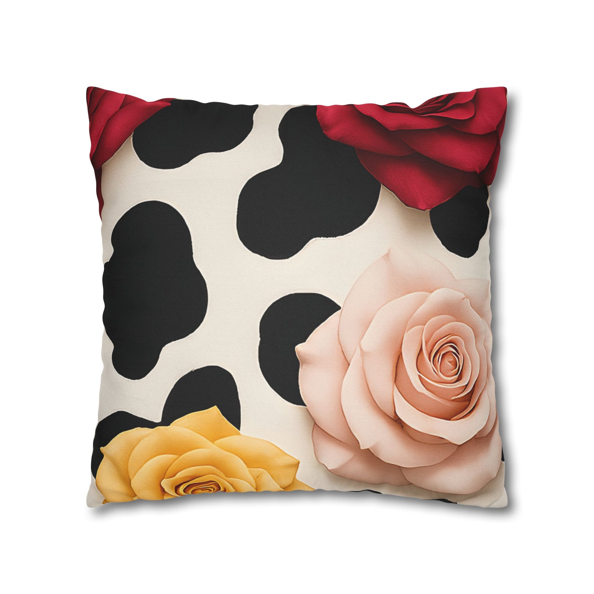 Spun Polyester Square Pillowcase, Artsulli - Art is Long, Life is Short, Home Decor, , , , , , , 