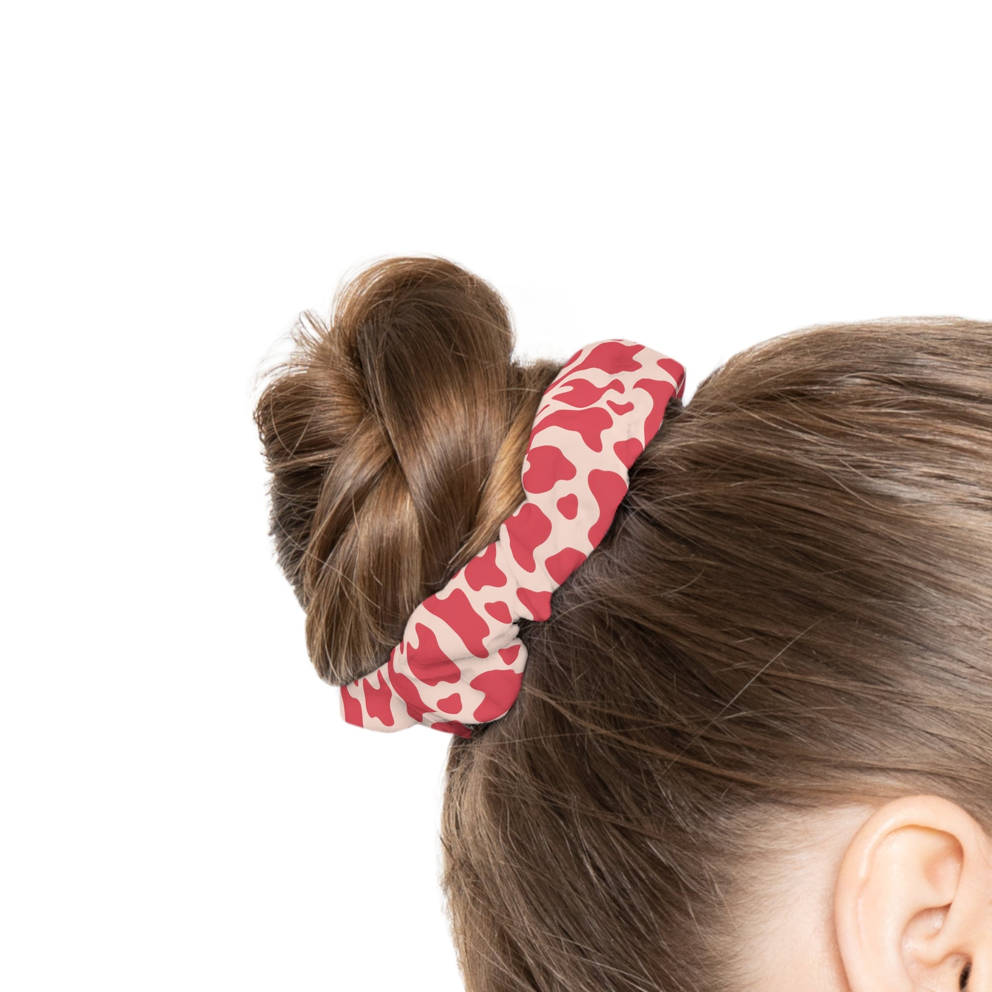 Red Jungle Cow Scrunchie, Artsulli - Art is Long, Life is Short, Accessories, , , , , , , 