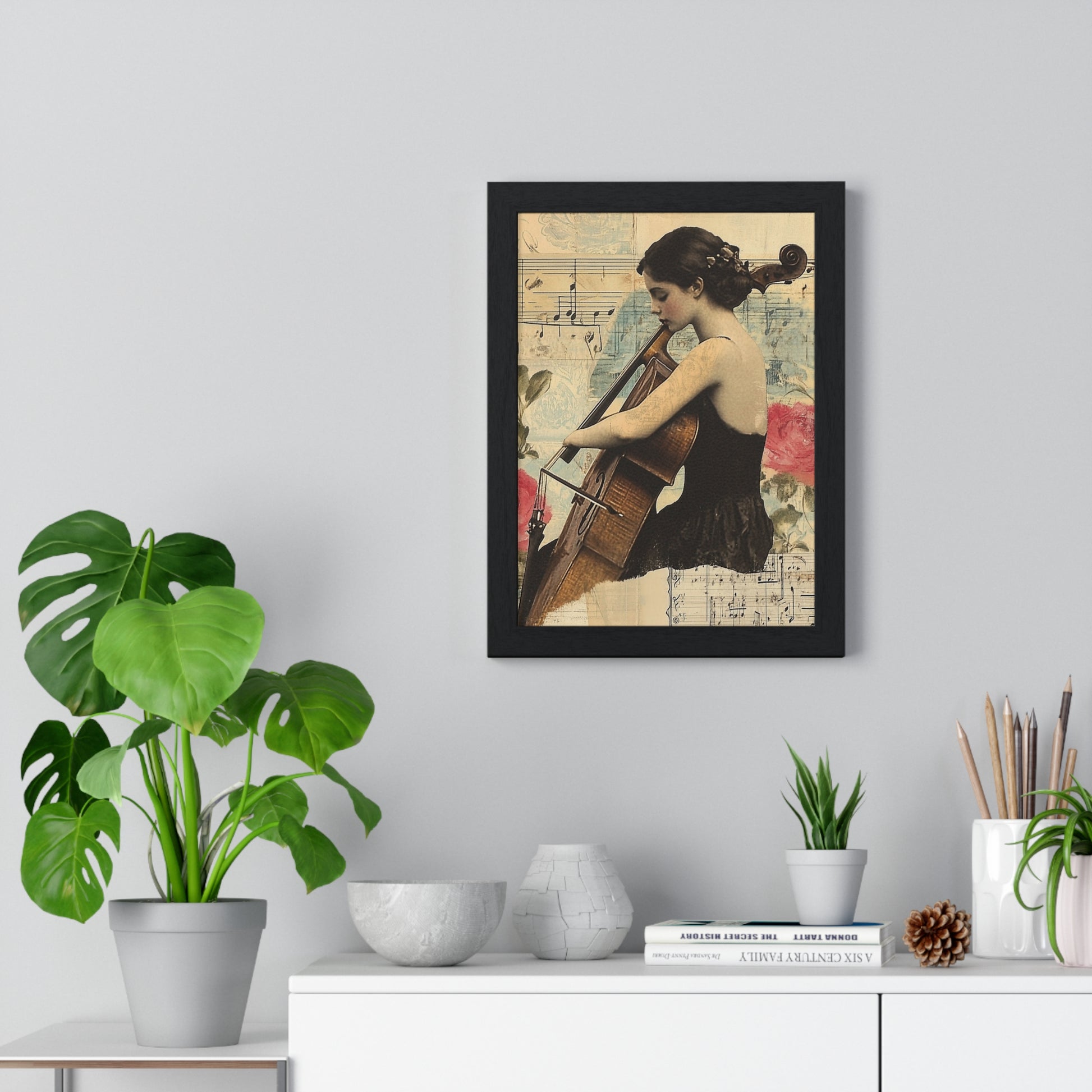 Vaporwave Type Beat Girl Vertical Framed Poster, Artsulli - Art is Long, Life is Short, Poster, , , , , , , 