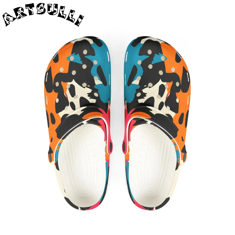 JAKKOUTTHEBXX Wild Brush Strokes x Animal Print Multi-Color EVA Foam