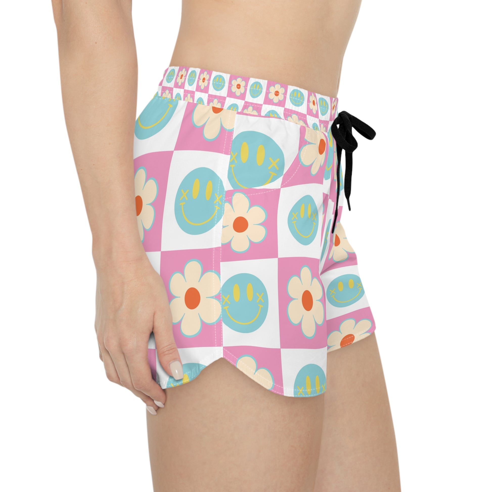 Madotsukis Grin Bloom Women's Casual Shorts (AOP), Artsulli - Art is Long, Life is Short, All Over Prints, , , , , , , 