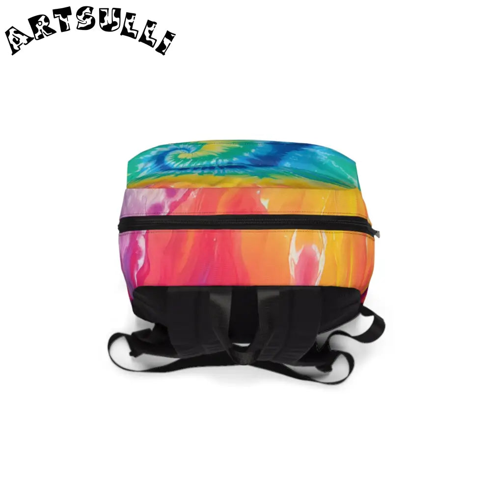 JAKKOUTTHEBXX Colorful Tie-Dye Backpack 2025