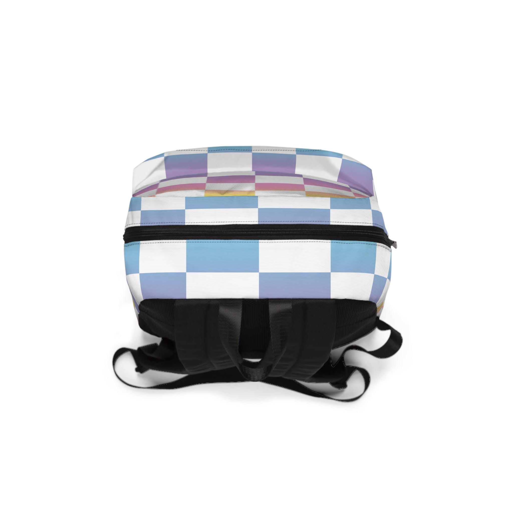 Vaporwave Check II Unisex Classic Backpack, Artsulli - Art is Long, Life is Short, Bags, , , , , , , 