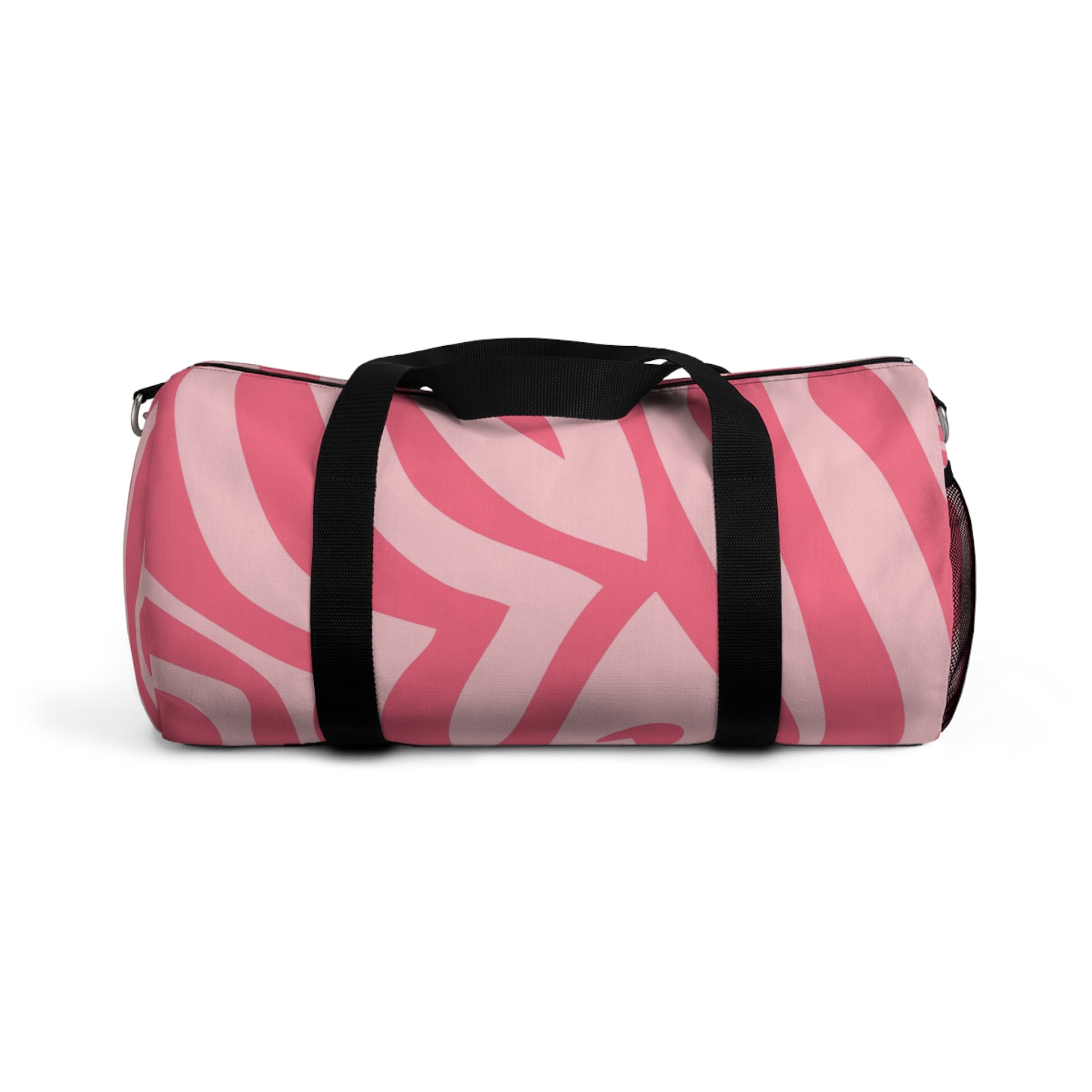 Melting Zebra Stripes Soft Pink Duffel Bag, Artsulli - Art is Long, Life is Short, Bags, Size, Small, , , , , 72794291734442