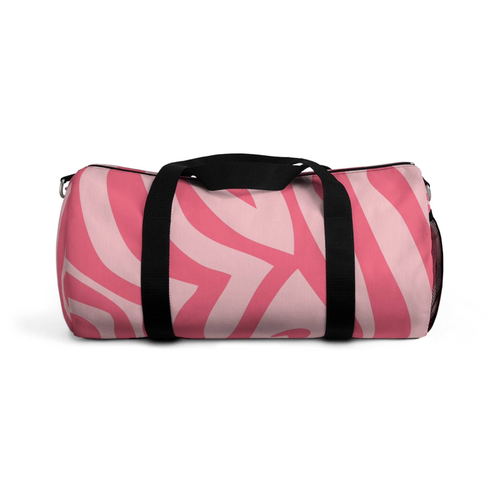 Melting Zebra Stripes Soft Pink Duffel Bag, Artsulli - Art is Long, Life is Short, Bags, Size, Small, , , , , 72794291734442