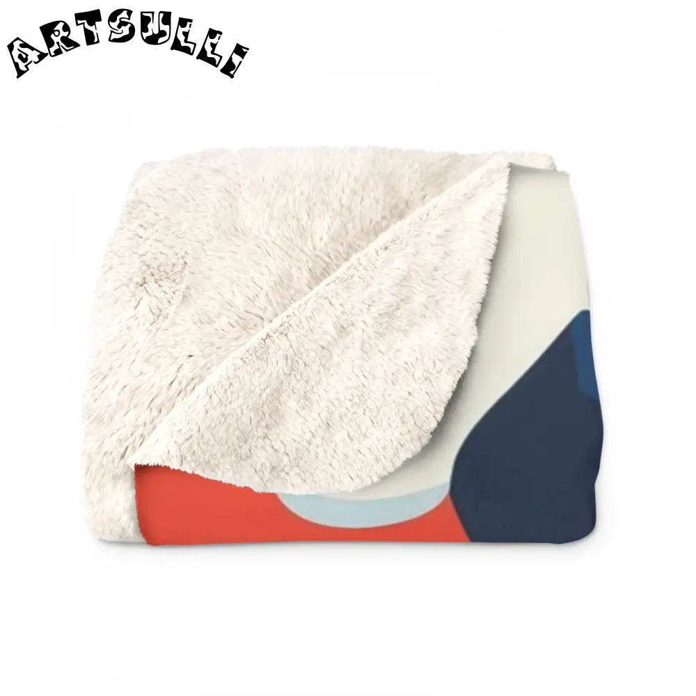 JAKKOUTTHEBXX Camo Ghosts Sherpa Fleece Blanket JAKKOUTTHEBXX