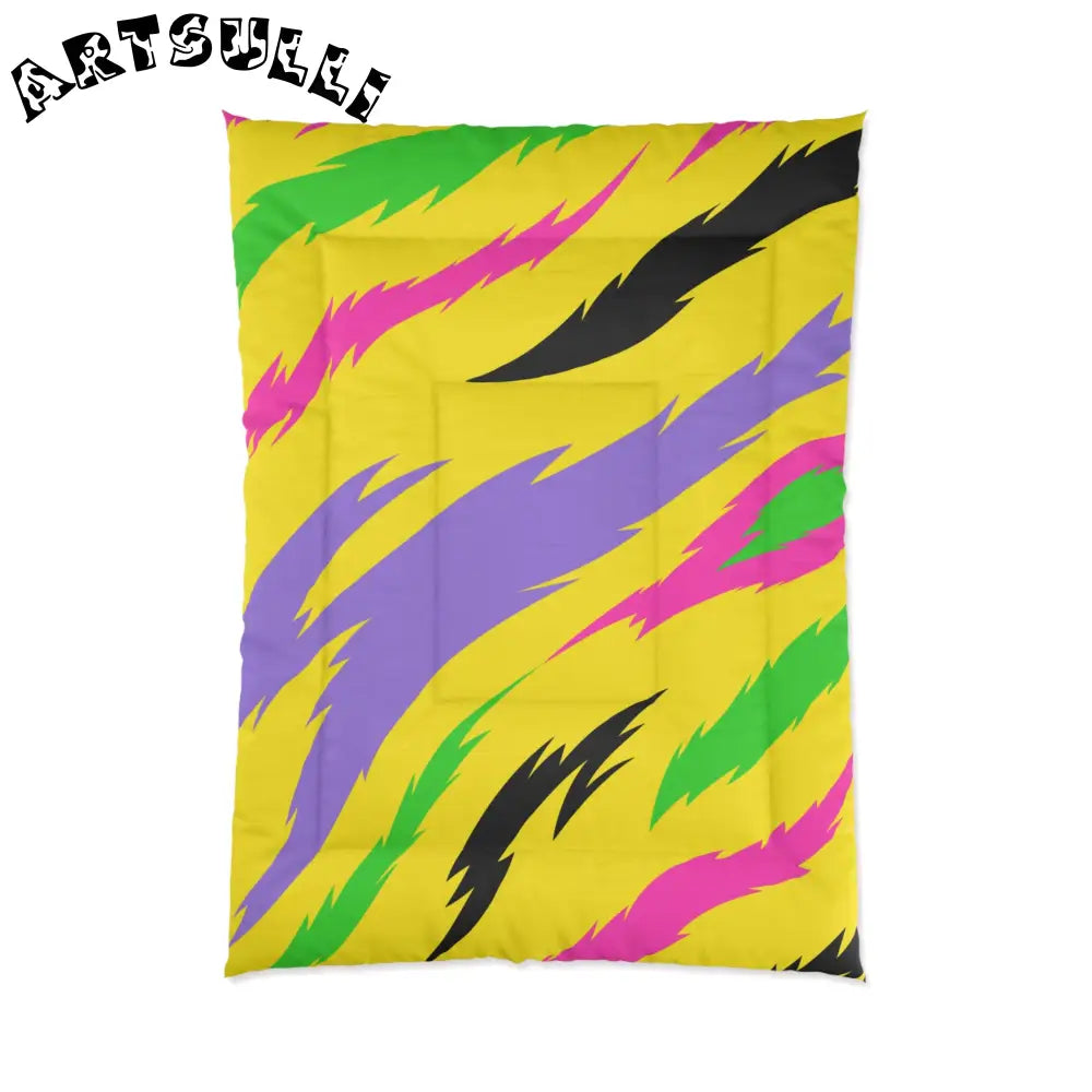 JAKKOUTTHEBXX Electric Tiger Fur Comforter JAKKOUTTHEBXX Artsulli