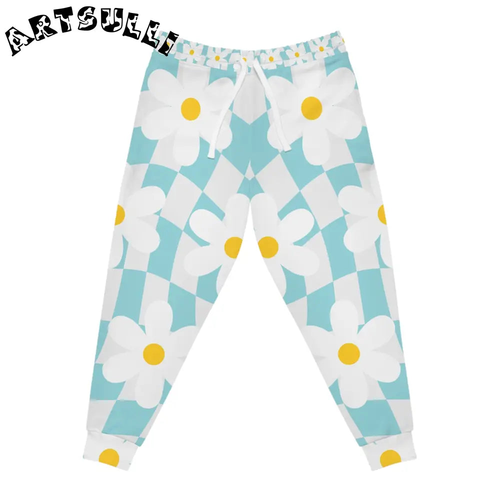 JAKKOUTTHEBXX Trippy Check Garden II Athletic Joggers (AOP)