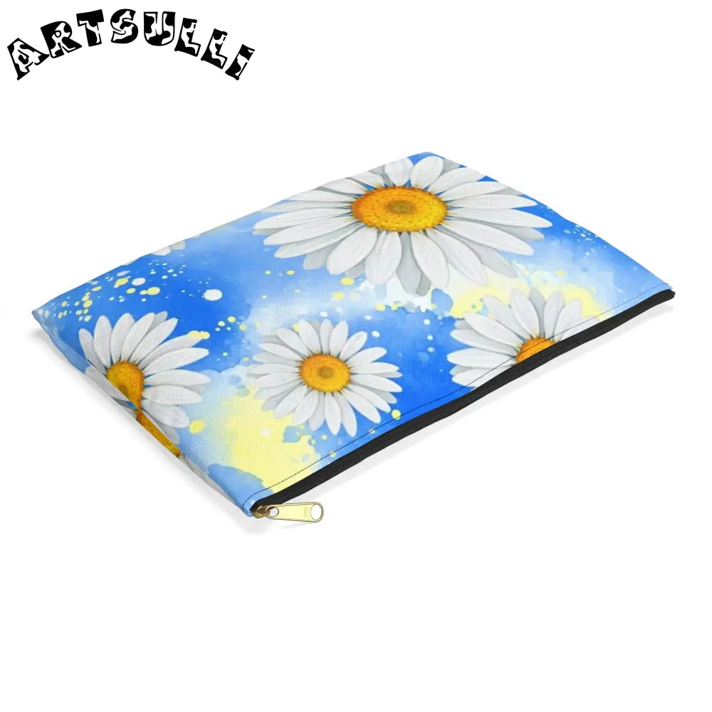 JAKKOUTTHEBXX Daisies Accessory Pouch JAKKOUTTHEBXX Artsulli - Art