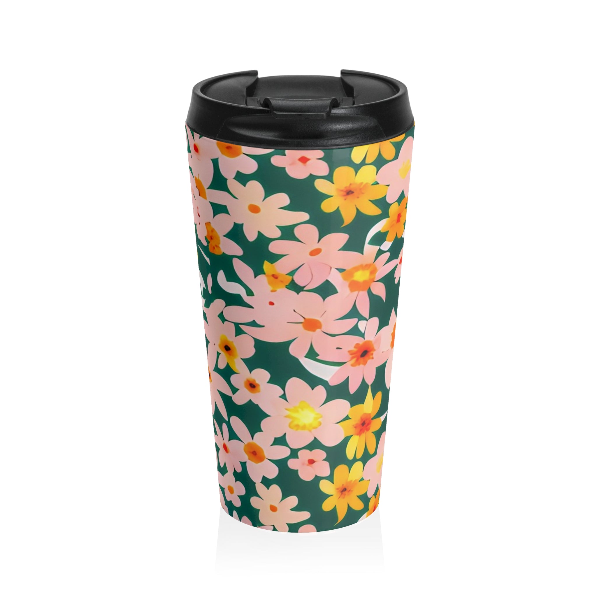Stainless Steel Travel Mug, Artsulli - Art is Long, Life is Short, Mug, Size, 15oz, , , , , 96877133435767180915