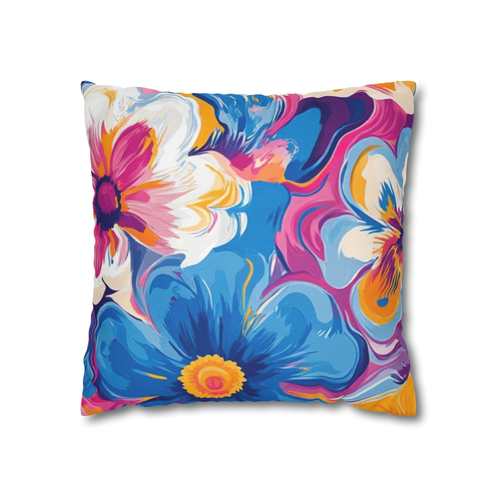 Spun Polyester Square Pillowcase