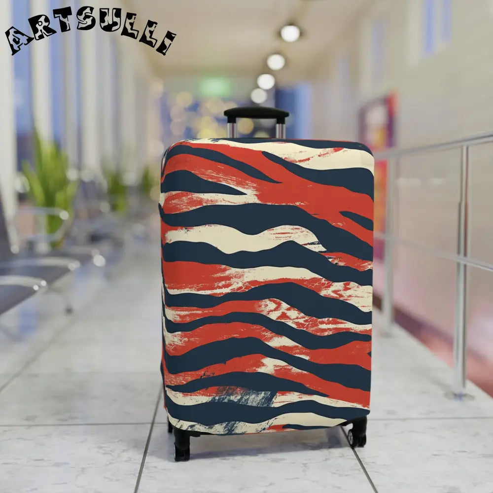 JAKKOUTTHEBXX Capricious Tiger Wave Luggage Cover JAKKOUTTHEBXX